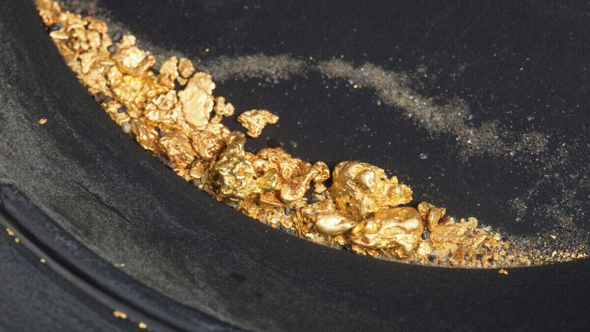 panning for gold uncovers nuggets and flakes